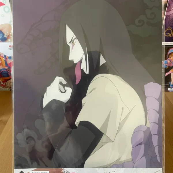 Poster Ichiban Kuji Shinobi no Kizuna (Lot F) – Naruto – cartonnée Orochimaru A3