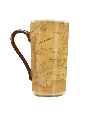 Taza Xl el Señor de los Anillos Mapa Tierra Media 550ml