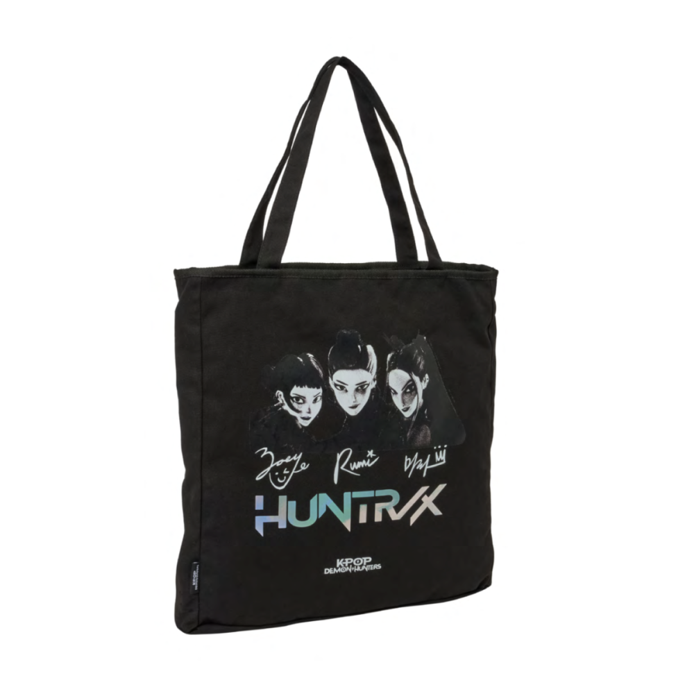Bagage KPOP DEMON HUNTERS – Huntrix – Zippé Noir – Tote bag