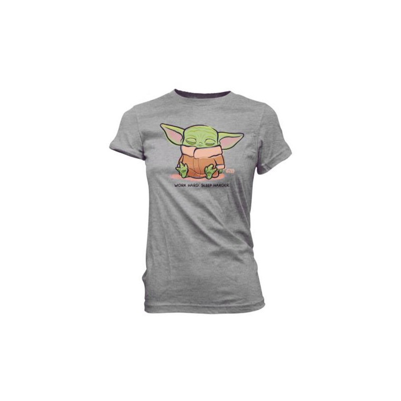 T-shirt – Star Wars The Mandalorian Loose POP! Tees Ladies Cute Child Sleeping