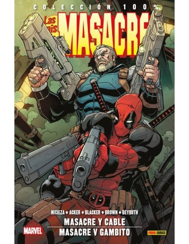 Las Minis de Masacre 08:masacre y Cable / Masacre Vs. Gambito – Comic