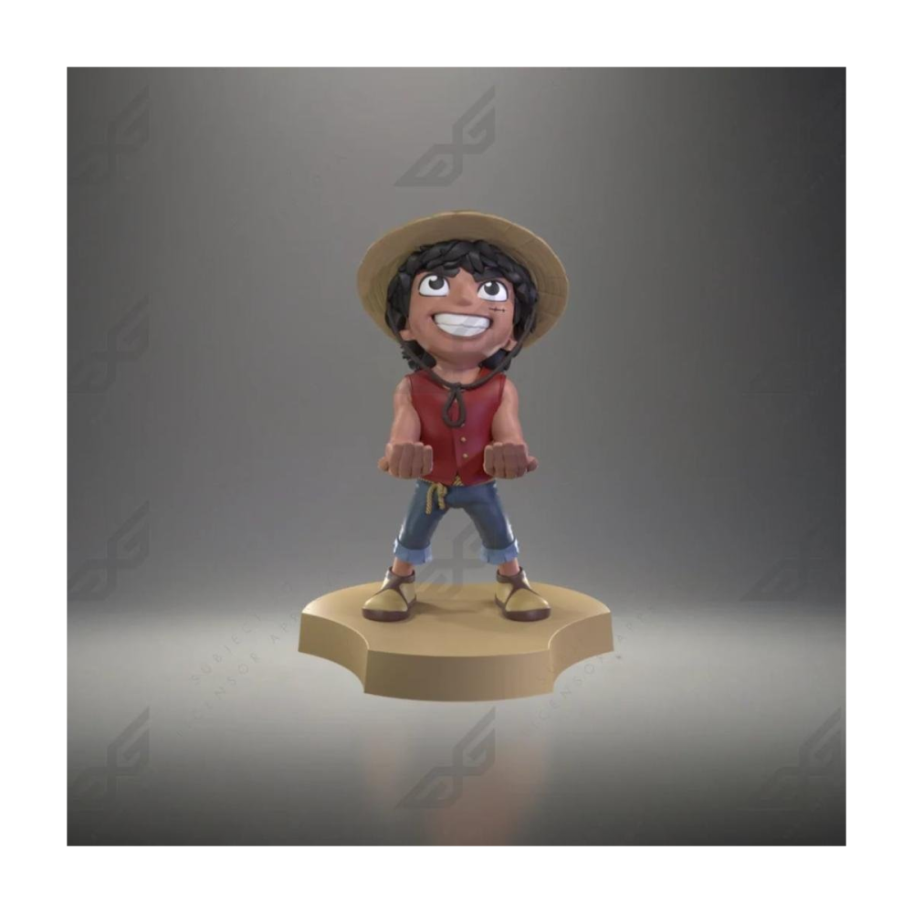 ONE PIECE NETFLIX – Luffy · Support Manette & Portable 'Holdem' · 11cm