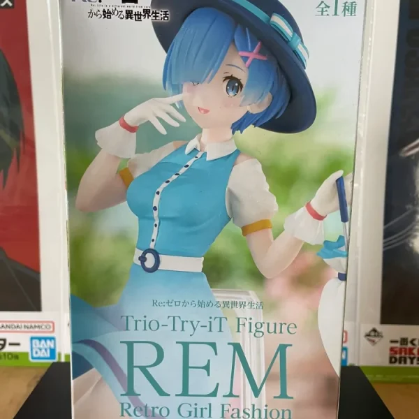 Re:Zero – Rem Trio-Try-iT Retro Girl Fashion 20cm FuRyu – Figurine