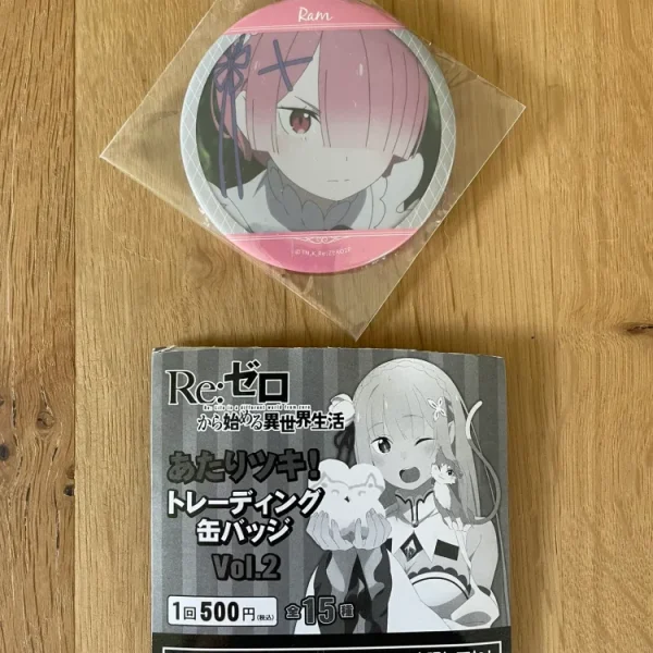 Badge Ataritsuki Trading Can Badge Vol.2 – Re:Zero – Ram metal 7 cm