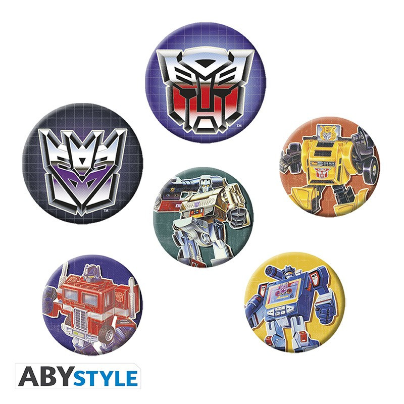 Badge – TRANSFORMERS Pack 6 Transformers G1 Abystyle