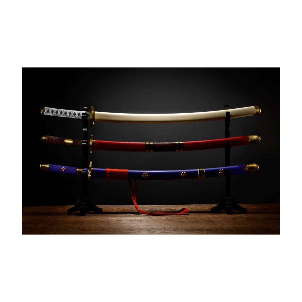 1/1 One Piece – Réplique – Roronoa Zoro 3 Sword Style Proplica Set