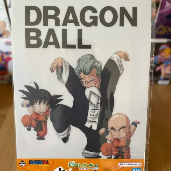 Dragon Ball – A3 plastic Jackie Chun, Krillin & Son Goku – Ichiban Kuji Dragon Ball EX Gekitou!! Tenkaichi Budoukai (Batch I) – Poster