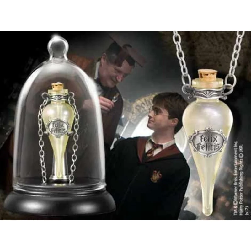 1/1 Harry Potter pendentif Felix Felicis avec présentoir – Réplique