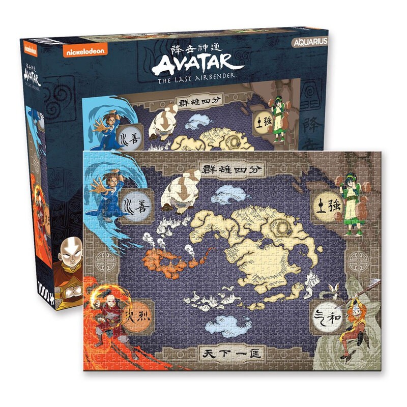Avatar, le dernier maître de l´air Map (1000 pièces) – Puzzle