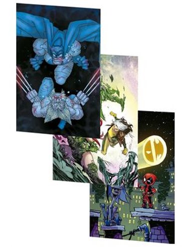 Poster – Masacre/batman 01 Pack 3 Variant Covers +