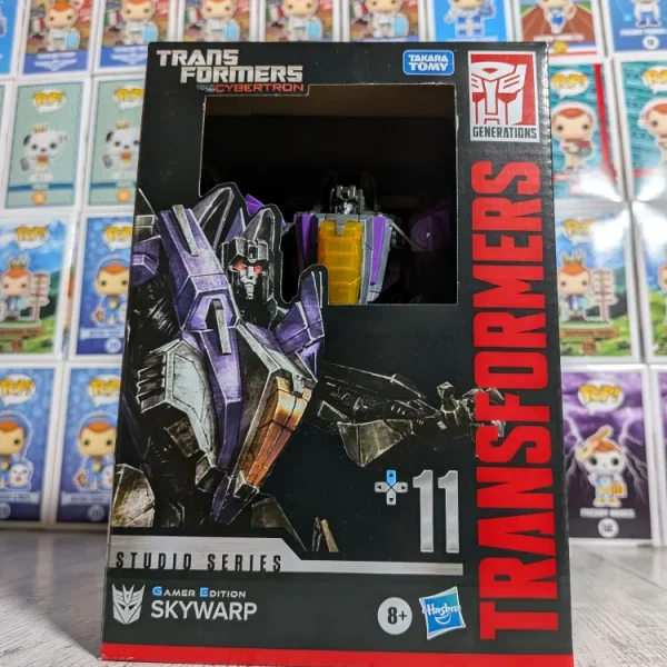 Voyager Class #11 : Skywarp (War for Cybertron) (16,5cm) | Transformers Studio Series (Gamer Edition)