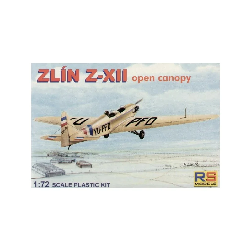 Zlin-XII open cockpit 2 Tchécoslovaquie et Slovaquie WWII – Maquette