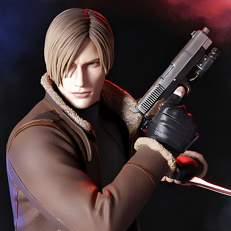 Statue – RESIDENT EVIL 4 Leon Kennedy Darkside Collectibles Studio