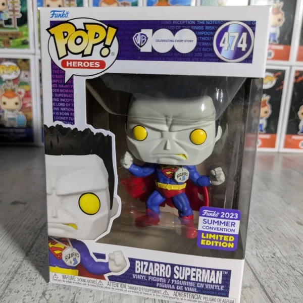 Funko Pop! – Heroes Warner 100 #474 – Bizarro Superman (SC2023)