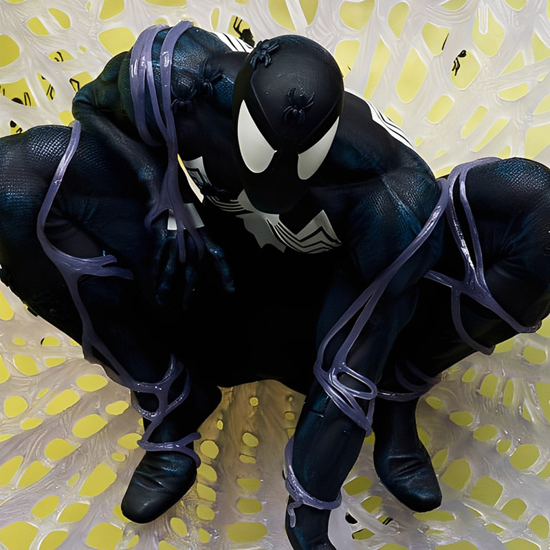 MARVEL Spider-Man 1 Black Suit Version McFarlane Toys – Figurine