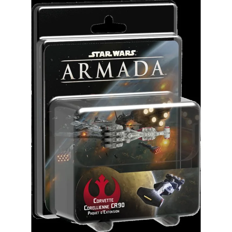 Jeu de société • Star Wars Armada : Corvette Corellienne CR90 – Collection