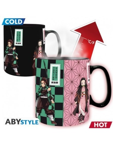 DEMON SLAYER – Taza termocrómica – 460 ml | Cazadores