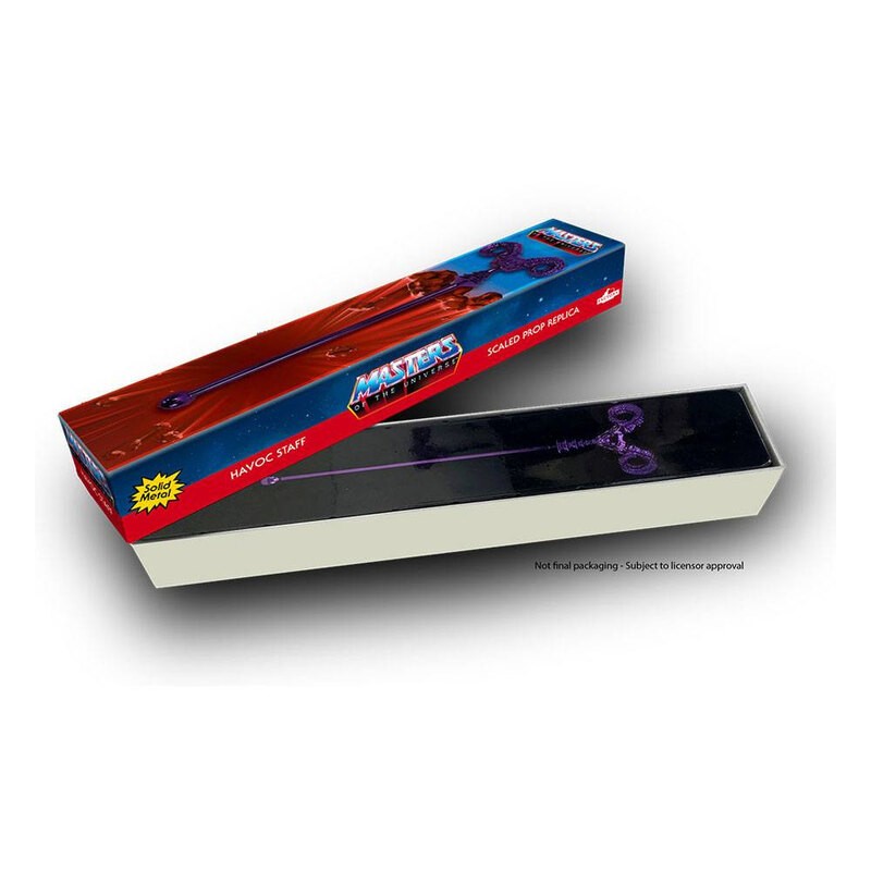 1/1 Master of the Universe mini réplique bâton Skeletor's Havoc Staff 20 cm – Réplique