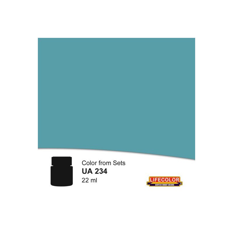 Peinture acrylique German Lichtblau (Bleu clair) RAL 5012 22ml – Collection