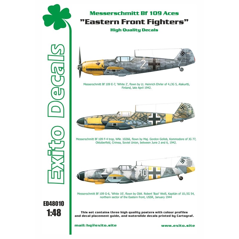 'Combattants du front de l'Est' | Décal Messerschmitt Bf-109