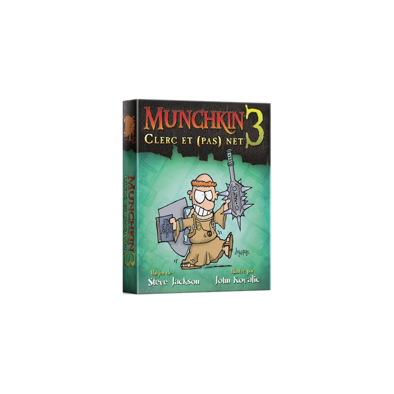 Jeu de société Munchkin 3 : Clerc et (pas) Net (Ext) – Collection