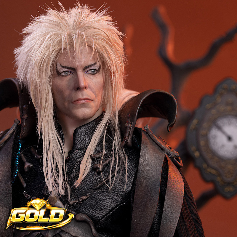 Figurine – LABYRINTHE Jareth le Roi des Gobelins The 13th Hour Gold Edition Infinite Statue