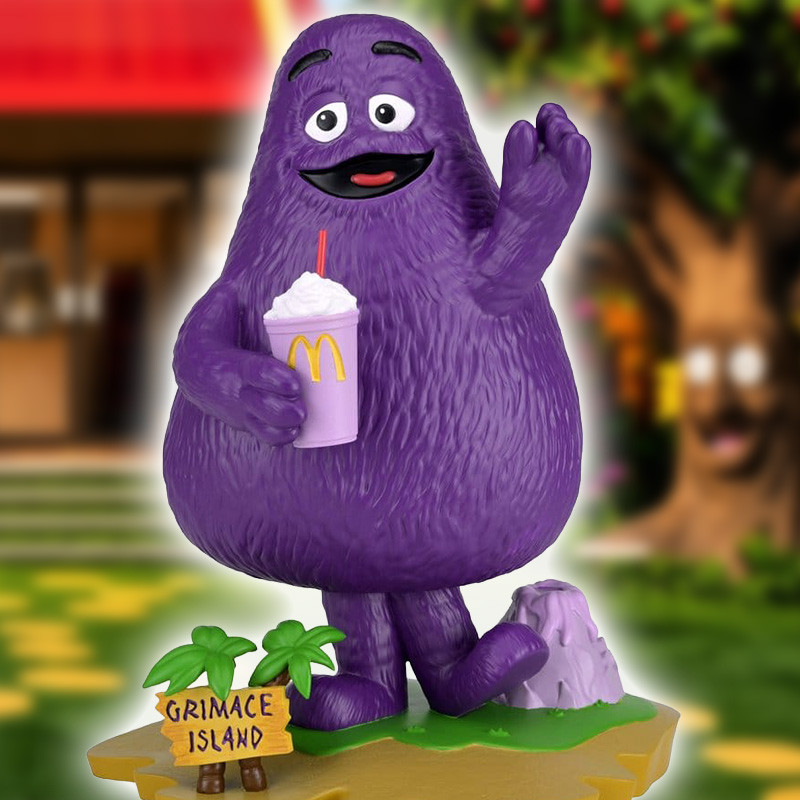 MCDONALD'S Grimace Head Knocker Neca – Figurine