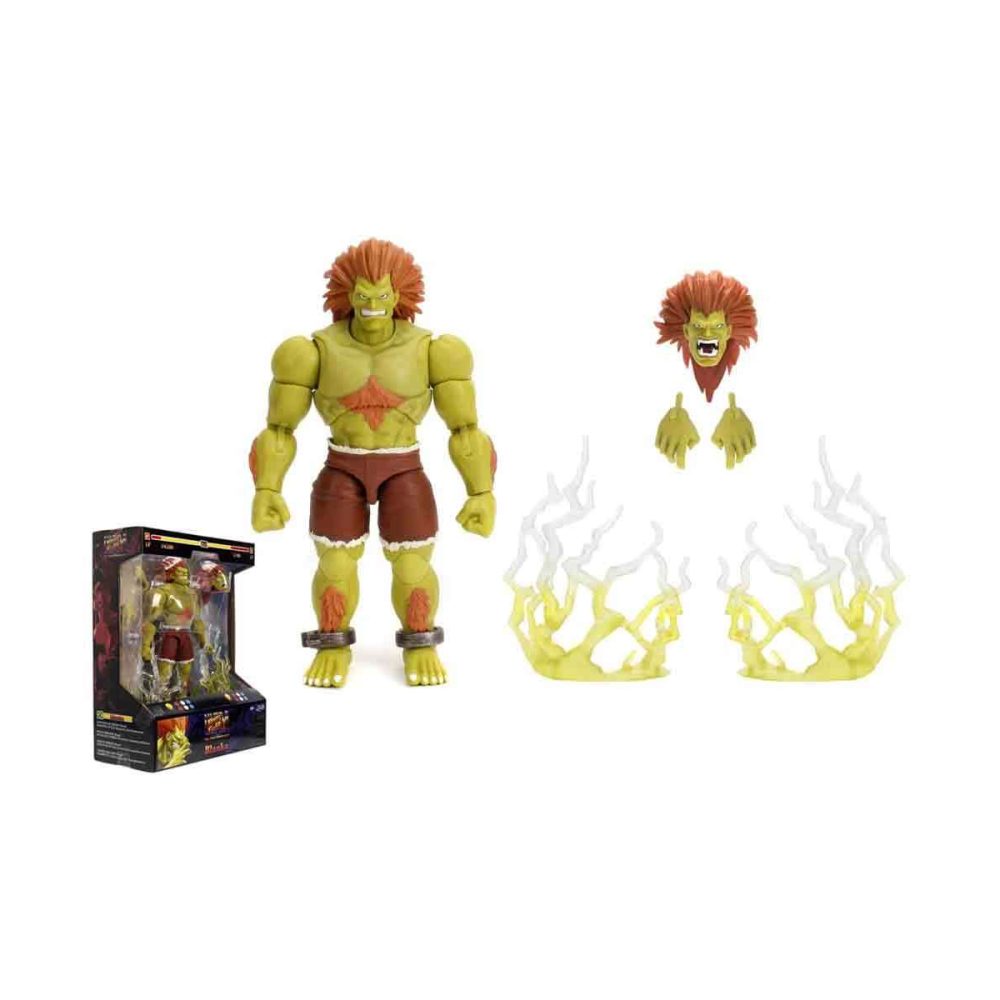 Figurine Street Fighter 2: Blanka – Action Figure – De Luxe Scale 1:12