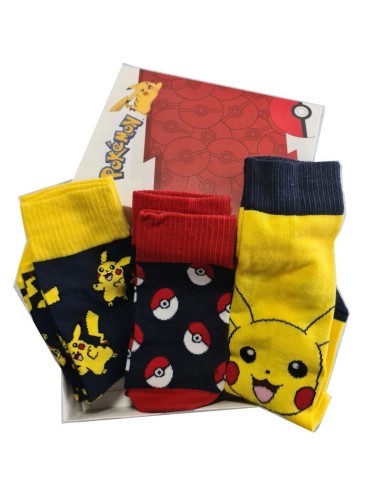 Set 3 calcetines Pokemon adulto surtido – Collection