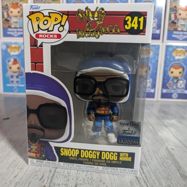 Funko Pop! – Rocks #341 : Snoop Doggy Dogg with Hoodie (15000 PCS)