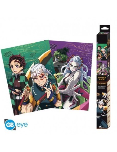 Poster Series 3 (52x38) – DEMON SLAYER – Set 2 Chibi