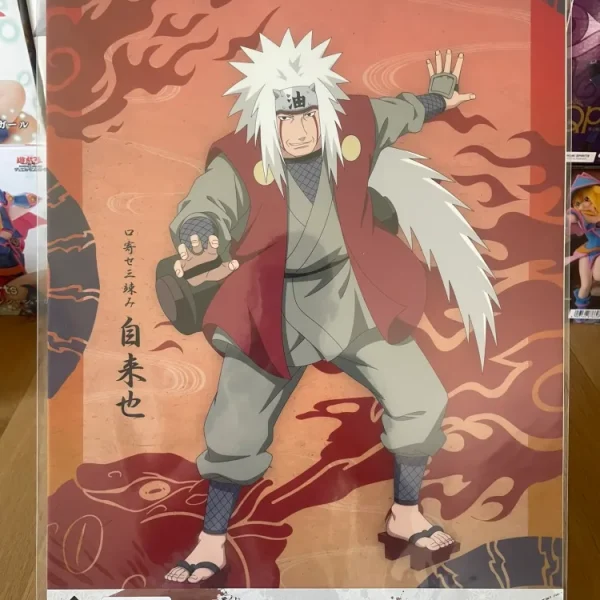Poster – Naruto – cartonné Jiraiya A3 – Ichiban Kuji Shinobi no Kizuna (Lot F-1)